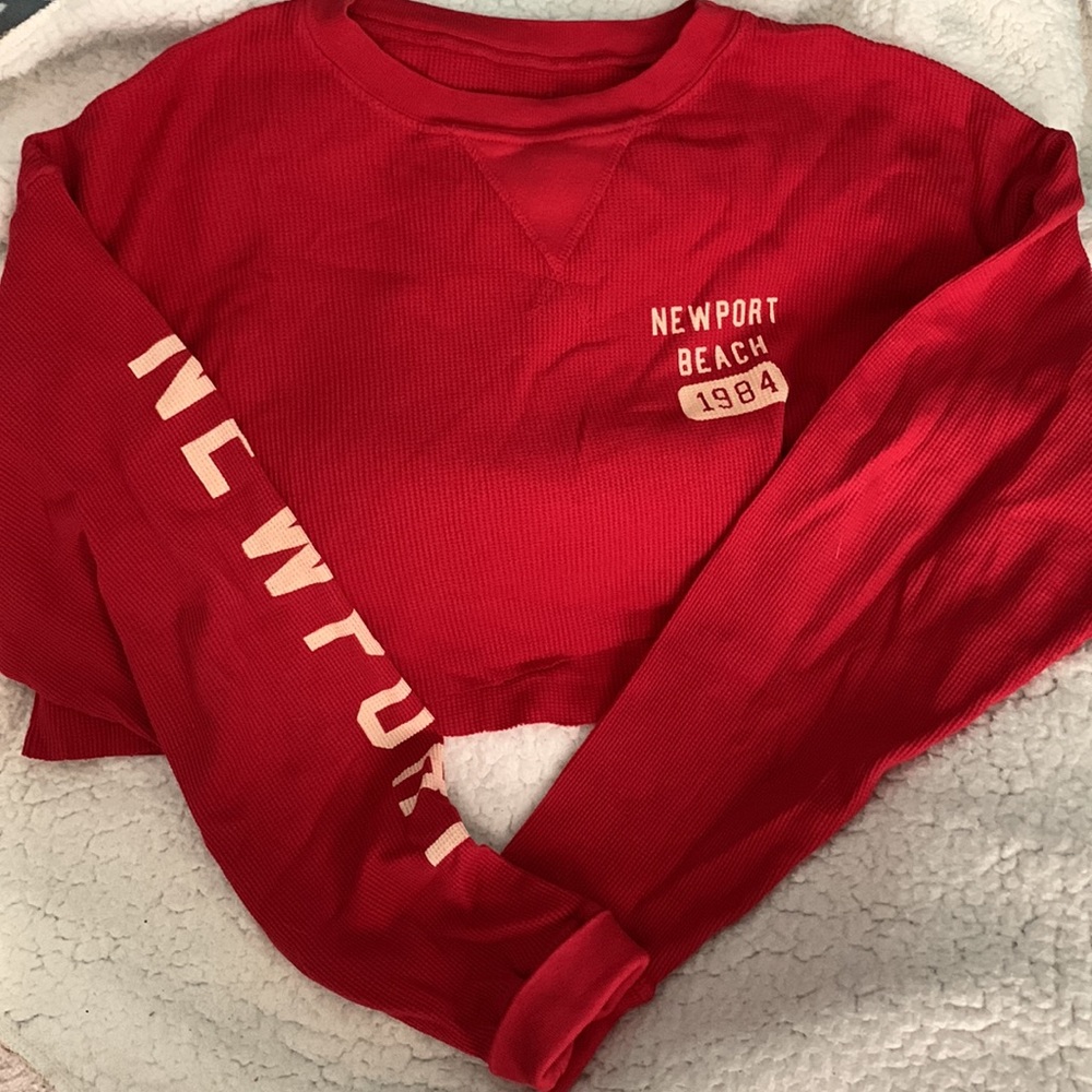 New Port cropped long sleeve